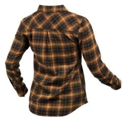 Moto Gear Shop -Moto Gear Shop fasthouse honey womens flannel gold black 1