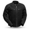 First Manufacturing Qualifier Canvas Jacket -Moto Gear Shop first manufacturing qualifier canvas jacket black