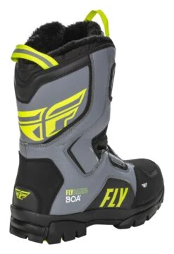 Fly Racing Snow Marker BOA Boots -Moto Gear Shop fly racing snow marker boa boots black grey hi viz 1