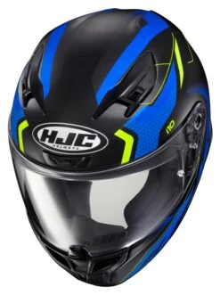 HJC I10 Robust Helmet -Moto Gear Shop hj ci10 robust helmet black blue 2