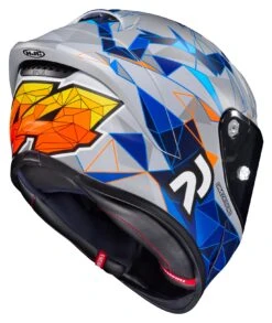 HJC RPHA 1N Espargaro Helmet -Moto Gear Shop hjcrpha1 n espargaro helmet silver blue orange 2
