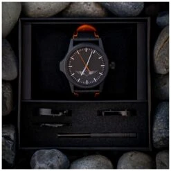 Hogwatch Key Fob Wrist Watch For Harley Davidson -Moto Gear Shop hogwatch key fob wrist watch black orange 1