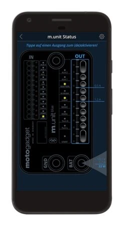 Motogadget M-Unit Blue Digital Control And Fuse Box -Moto Gear Shop motogadgetm unit blue digital control and fuse box 3
