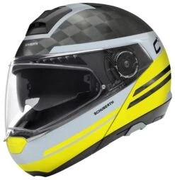 Schuberth C4 Pro Carbon Tempest Helmet -Moto Gear Shop schuberth c4 pro carbon tempest helmet yellow 1