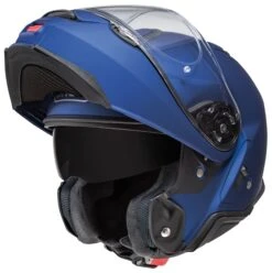 Shoei Neotec 2 Helmet -Moto Gear Shop shoei neotec2 helmet matte metallic blue 1