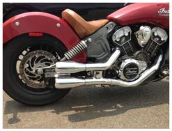 Trask Slip On Mufflers For Indian Scout 2015-2023 -Moto Gear Shop trask slip on mufflers for indian scout2015