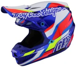 Troy Lee Designs Troy Lee SE5 Omega Helmet -Moto Gear Shop troy lee se5 omega helmet blue 1