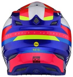 Troy Lee Designs Troy Lee SE5 Omega Helmet -Moto Gear Shop troy lee se5 omega helmet blue 2