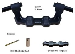 Woodcraft Universal Clip-On Risers W/ Adapter Plate -Moto Gear Shop woodcraft universal clip on risersw adapter plate 7